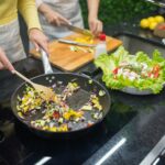 A Person Cooking in the Pan